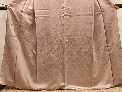 平和屋着物●豪華色留袖　立波文　金通し地　正絹　逸品　BAAX8817mz