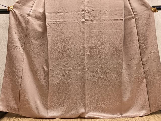 平和屋着物●豪華色留袖　立波文　金通し地　正絹　逸品　BAAX8817mz