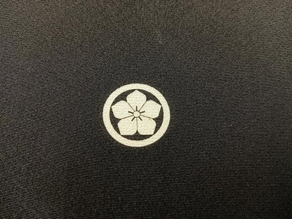 平和屋着物■豪華黒留袖　風景花文　暈し染め　金彩　正絹　逸品　BAAX8818mz