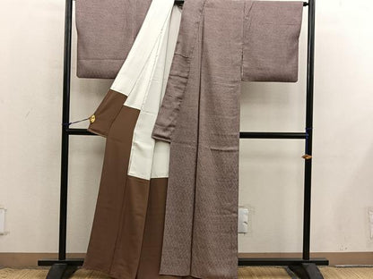 平和屋着物■江戸小紋　流水文　正絹　逸品　BAAX8820mz