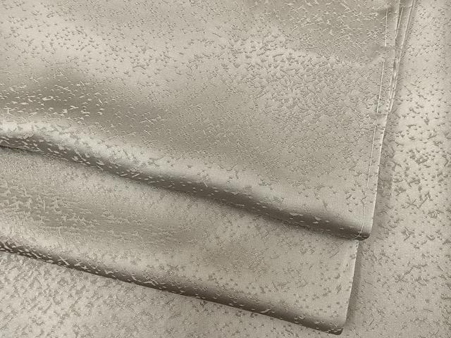 平和屋着物●上質な色無地　利久白茶色　正絹　逸品　未使用　BAAX8824mz
