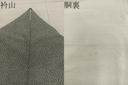平和屋着物●江戸小紋　小花尽くし　正絹　逸品　BAAX8828mz