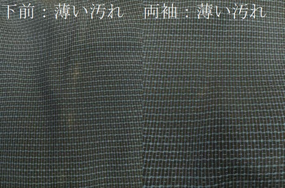 平和屋着物■男性　本場大島紬　80亀甲　総詰め　正絹　逸品　BAAX8835mz