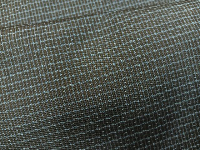 平和屋着物■男性　本場大島紬　80亀甲　総詰め　正絹　逸品　BAAX8835mz
