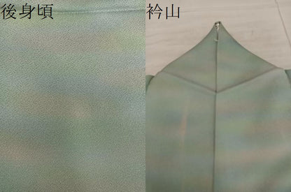 平和屋着物●染色作家　松本伸　虹彩染め　訪問着　霞文　暈し染め　正絹　逸品　BAAX8840mz