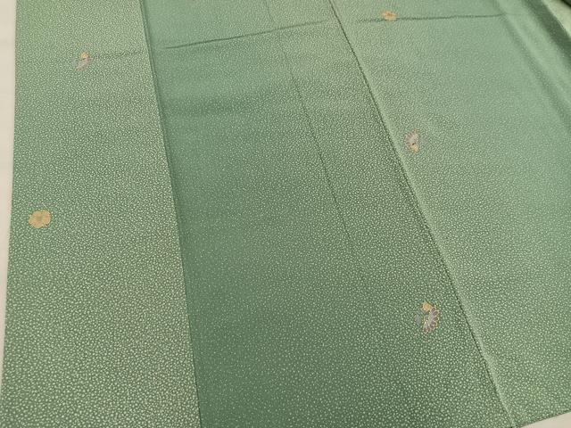 平和屋着物■上質な小紋　梅花文　金彩　やまと誂製　正絹　逸品　BAAX8846mz