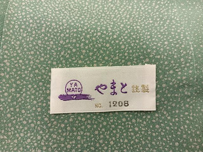 平和屋着物■上質な小紋　梅花文　金彩　やまと誂製　正絹　逸品　BAAX8846mz