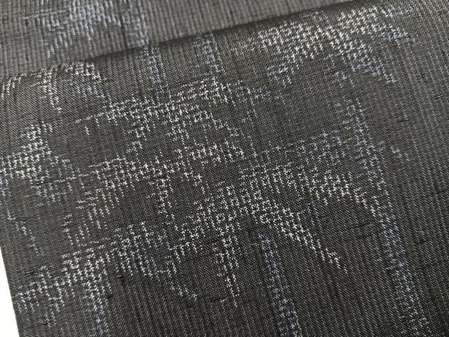 平和屋着物■結城紬　笹竹文　正絹　逸品　BAAX8847mz