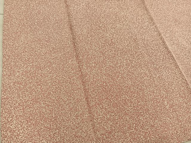 平和屋着物●伝統工芸士 染谷梅治　小紋　たたき染め　正絹　逸品　BAAX8858mz