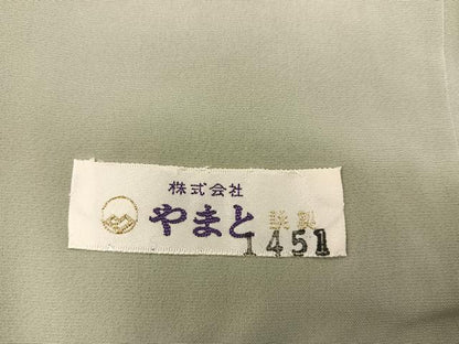 平和屋着物■上質な小紋　飛鶴文　やまと誂製　正絹　逸品　BAAX8860mz