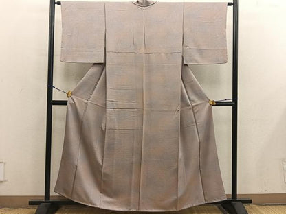 平和屋着物■上質な小紋　霞文　暈し染め　正絹　逸品　BAAX8862mz