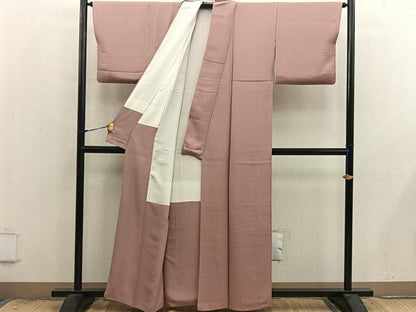 平和屋着物■江戸小紋　幾何学文様　正絹　逸品　BAAX8870mz