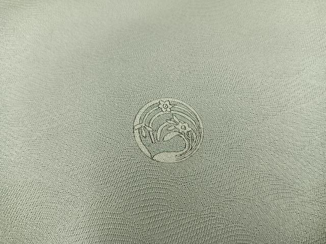 平和屋着物●豪華色留袖　駒刺繍　七宝菊花文　金彩　正絹　逸品　BAAX8872mz