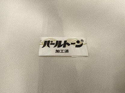 平和屋着物●二代目更甚　江戸更紗　小紋　鳳凰花文　鬼しぼ縮緬　正絹　逸品　BAAX8878mz