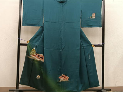 平和屋着物■訪問着　源氏物語　花宴　暈し染め　金彩　正絹　逸品　BAAX8882mz