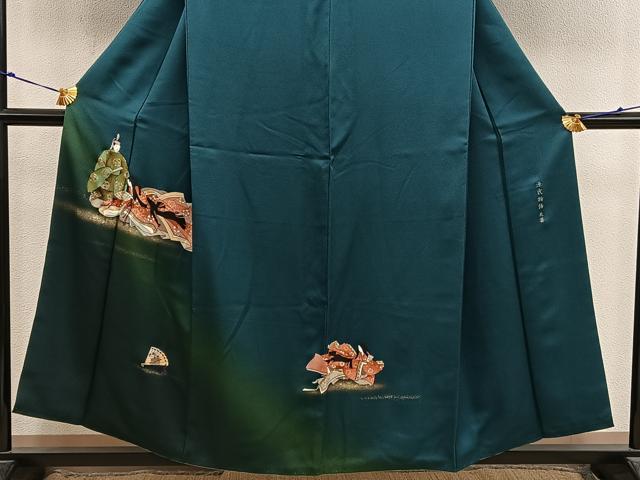平和屋着物■訪問着　源氏物語　花宴　暈し染め　金彩　正絹　逸品　BAAX8882mz