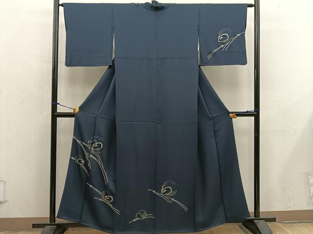 平和屋着物●訪問着　うさぎ　金彩　正絹　逸品　BAAX8895mz