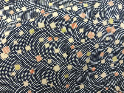 平和屋着物■上質な小紋　箔散らし文　正絹　逸品　BAAX8910mz