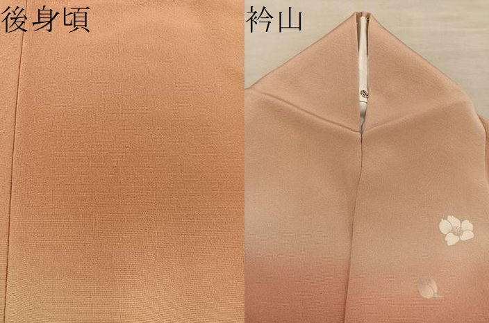 平和屋着物●訪問着　枝花文　暈し染め　正絹　逸品　BAAX8916mz