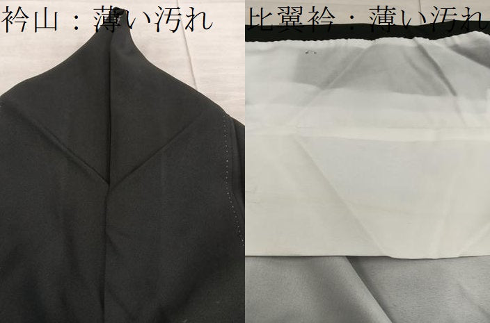 平和屋着物■豪華黒留袖　駒刺繍　扇面菊花文　金彩　正絹　逸品　BAAX8919mz