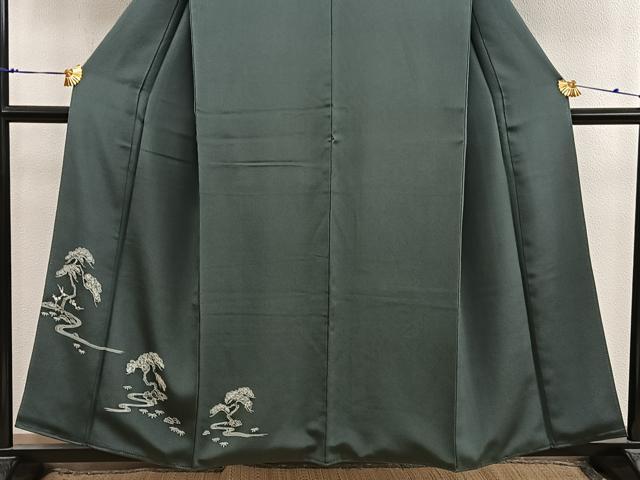 平和屋着物■豪華色留袖　流水枝葉文　正絹　逸品　BAAX8929mz