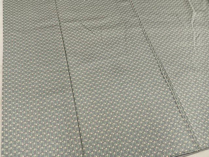 平和屋着物●江戸小紋　井関一男　草花文　正絹　逸品　BAAX8930mz