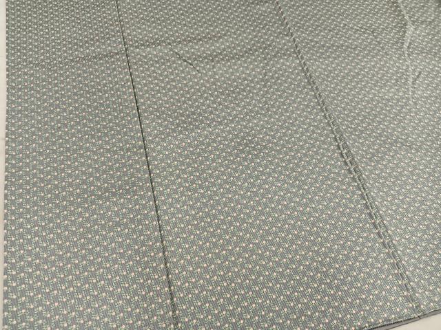 平和屋着物●江戸小紋　井関一男　草花文　正絹　逸品　BAAX8930mz