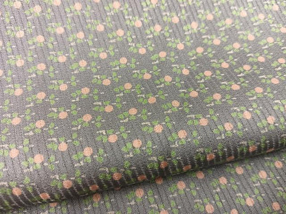 平和屋着物●江戸小紋　井関一男　草花文　正絹　逸品　BAAX8930mz