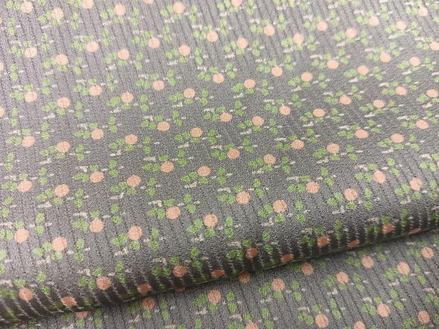 平和屋着物●江戸小紋　井関一男　草花文　正絹　逸品　BAAX8930mz