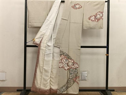 平和屋着物■訪問着　辻が花　絞り　正絹　逸品　BAAX8943mz