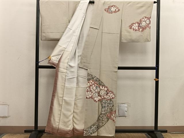 平和屋着物■訪問着　辻が花　絞り　正絹　逸品　BAAX8943mz
