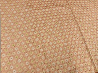 平和屋着物■上質な小紋　総絞り　正絹　逸品　BAAX8962mz