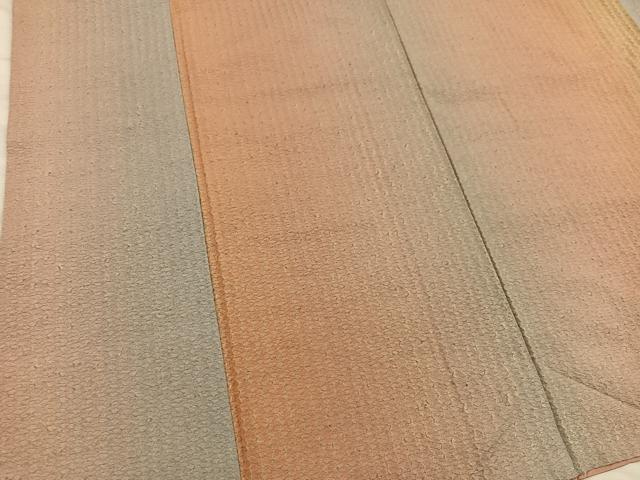 平和屋着物■上質な紬　霞文　暈し染め　正絹　逸品　BAAX8975mz
