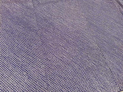 平和屋着物■大変加工の良い総絞り小紋　正絹　逸品　BAAX8978mz