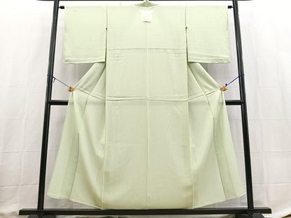 平和屋着物＊夏物　色無地　絽　夏虫色　正絹　逸品　BAAX9002yc