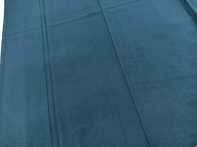 平和屋着物＊夏物　色無地　絽　青藍色　正絹　逸品　BAAX9004yc