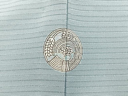平和屋着物＊夏物　色無地　絽　秘色色　正絹　逸品　BAAX9006yc