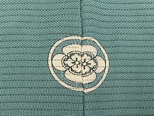 平和屋着物＊夏物　色無地　絽　新橋色　正絹　逸品　BAAX9007yc