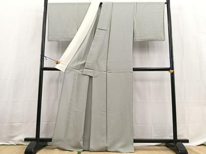 平和屋着物＊夏物　色無地　絽　蕎麦切色　正絹　逸品　BAAX9008yc