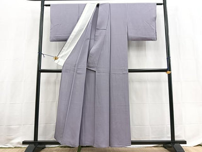 平和屋着物＊夏物　色無地　絽　半色　正絹　逸品　BAAX9009yc