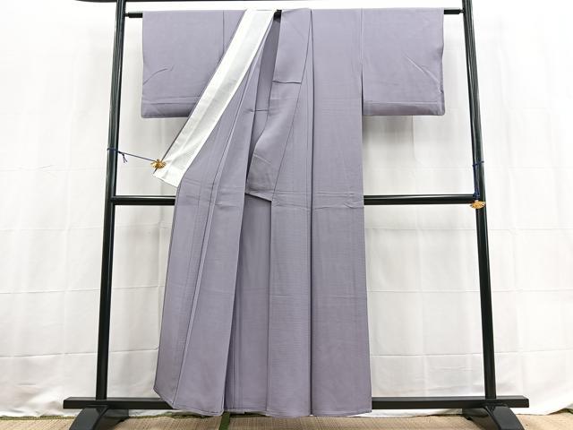 平和屋着物＊夏物　色無地　絽　半色　正絹　逸品　BAAX9009yc