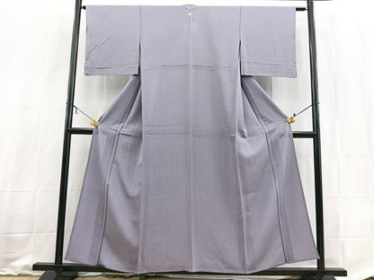 平和屋着物＊夏物　色無地　絽　半色　正絹　逸品　BAAX9009yc