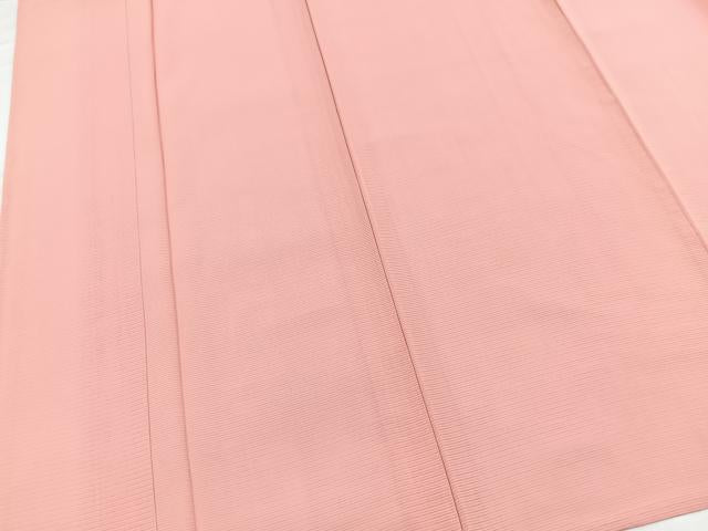 平和屋着物＊夏物　色無地　絽　紅梅色　正絹　逸品　未使用　BAAX9012yc