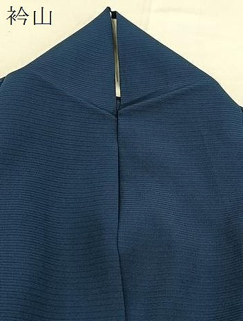 平和屋着物＊夏物　色無地　絽　紺瑠璃色　正絹　逸品　BAAX9022yc