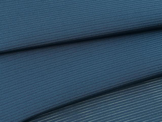 平和屋着物＊夏物　色無地　絽　紺瑠璃色　正絹　逸品　BAAX9022yc