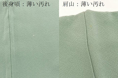 平和屋着物■上質な色無地　薄青色　正絹　逸品　BAAX9025yc