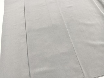 平和屋着物■上質な色無地　灰青色　正絹　逸品　BAAX9028yc