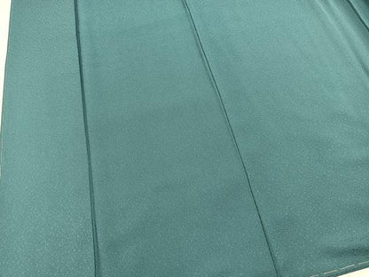 平和屋着物●世界的友禅作家　千地泰弘監修　色無地　霞地紋　高麗納戸色　正絹　逸品　未使用　BAAX9030yc
