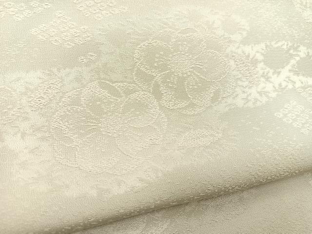 平和屋着物●上質な色無地　辻が花地紋　絹鼠色　正絹　逸品　BAAX9051yc