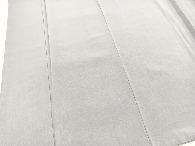 平和屋着物■上質な色無地　灰青色　正絹　逸品　BAAX9053yc